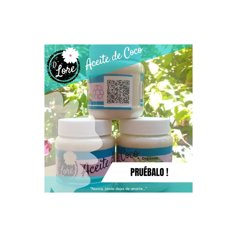 Aceite De Coco 100 Natural D Lore Facial 18 100ml