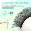 NAGARAKU 3D W Eyelash Extensions, Eyelash Extension, Self-Fanning Lash, Pre-Fanned