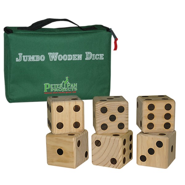 Peter Pan Projects Jumbo Wooden Dice