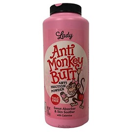 Anti Monkey Butt Women’s Body Powder – Talc-Free, Sweat Absorbing & Anti-Chafing Formula – All-Day Comfort & Protection, (6 oz)