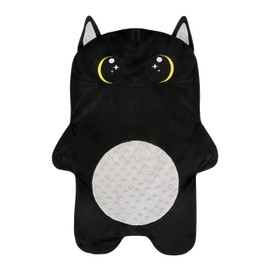 PEACE PETS Weighted Lap Pad Animal for Kids - 5 lbs or Custom Weight up to 20lbs - 23.5x16in - Washable Weighted Lap Blanket for Kids Adults School Sleep Pal Cat - 5 LB