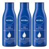 Nivea Crema Corporal Milk Nutritiva Humectación 100ml, 3pzas