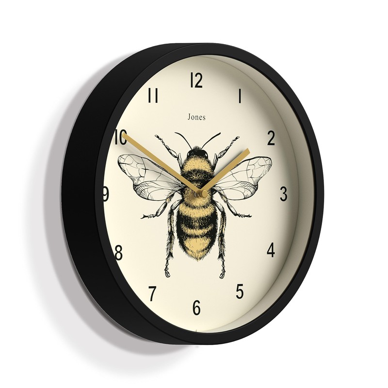 JONES CLOCKS® Bee Wall Clock - Bee Home Accessories -