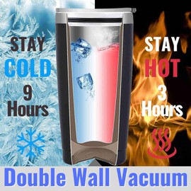 Onebttl Funny Puerto Rico Flag Gifts & Souvenirs, 20oz Stainless Steel Insulated Travel Mug, Perfect for Puerto Rican Men & Women Featuring the Country Flag on Birthday & Christmas - I'm Not Yelling