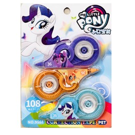 Correction Tape (Multicolor) 4 Pack 5M x 5mm Correction Tape for Journal, Whitener for Correction, Stationery, Clear Plastic Body, White Whitening Tape