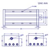 Yeebyee 150mm Effective Stroke Length Linear Rail Guide Double Optical