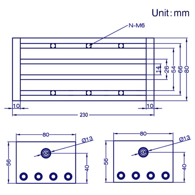 Yeebyee 150mm Effective Stroke Length Linear Rail Guide Double Optical