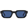 RUNHUIS Vintage Rectangle Sunglasses Women Men Retro Small Square Chunky