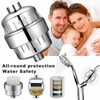 in line Bathroom Shower Filter Bathing Water Purifier Treatment Silt