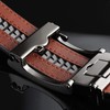 Aventus Men's Holeless Leather Ratchet Click Belt - Trim to