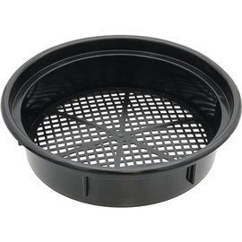 13" Gold Prospecting Panning Gold Pan Classifier Tray, 5/16" Holes (1, Black)