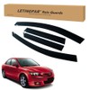 LETINGFAR LETINGFAR Window Visors Rain Guards for Mazda 3 Hatchback