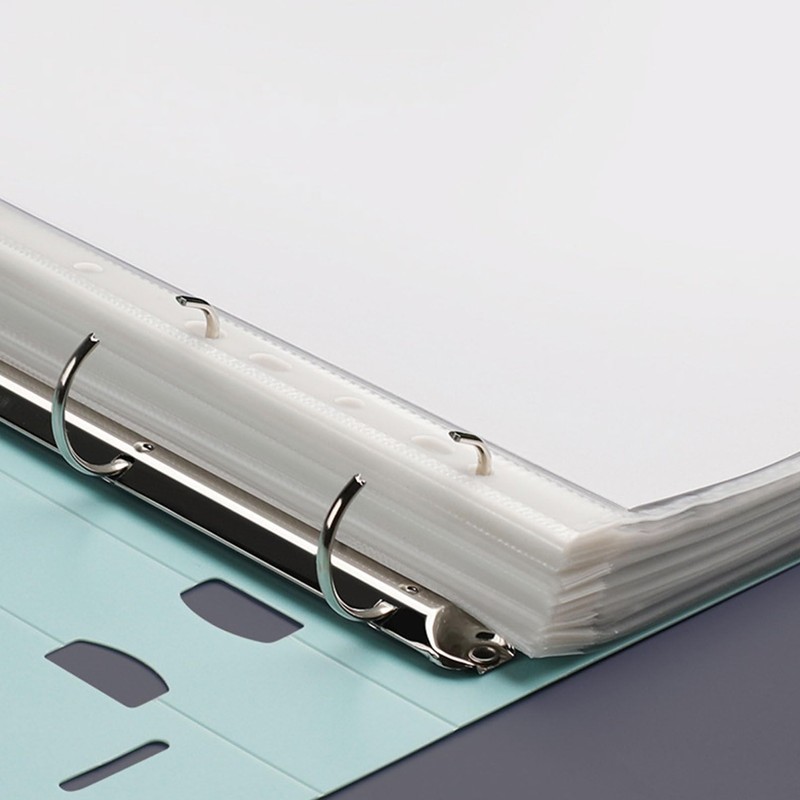 A4 Sheet Protectors, Clear 100x Refillable Loose Leaf Sheets fit
