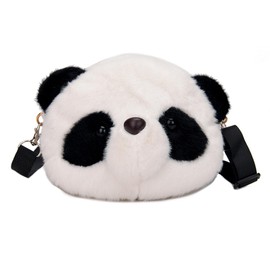 Cartoon Plush Panda Bag Single Shoulder Crossbody Small Bag Cute Panda Bag Gift for Women