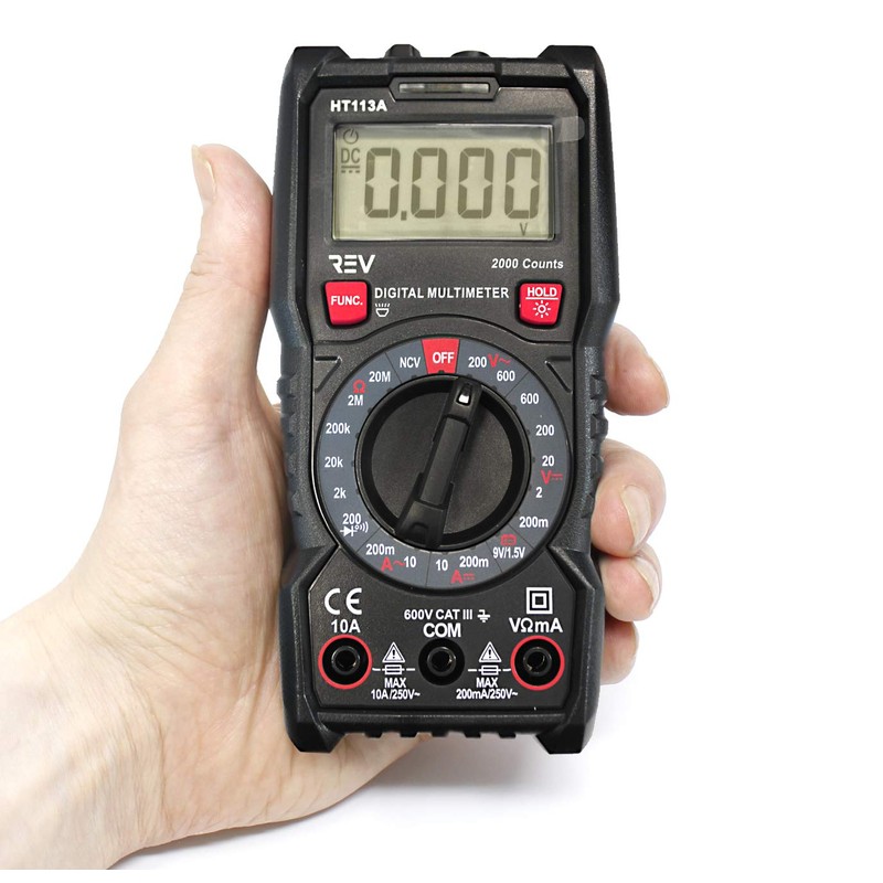VViViD REV Digital Multimeter Voltage Tester (2000 Count)