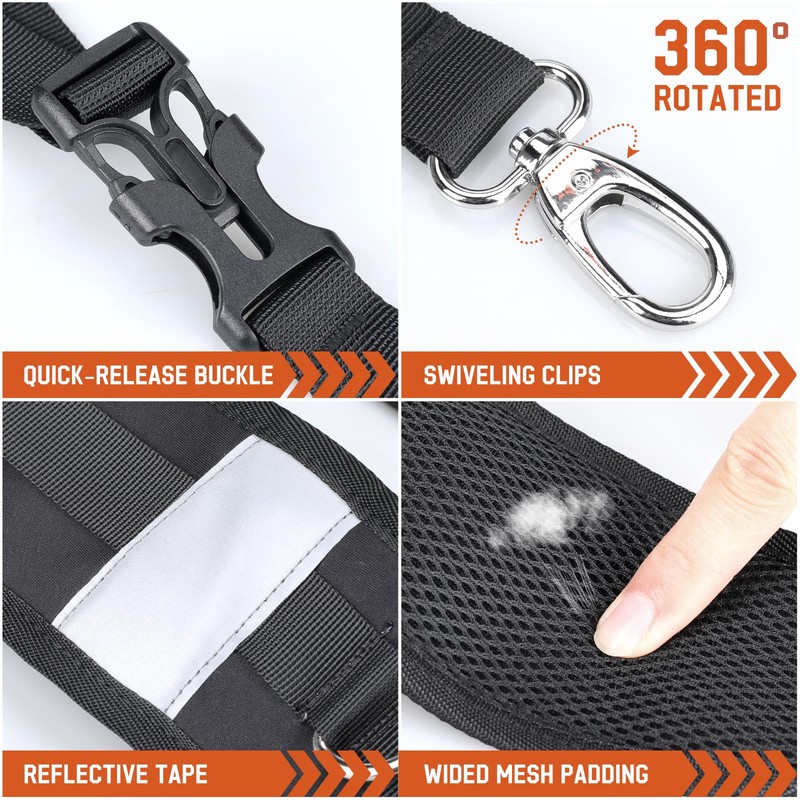 Pitozer Backpack Straps, Backpack Shoulder Strap for bags strap Replacement