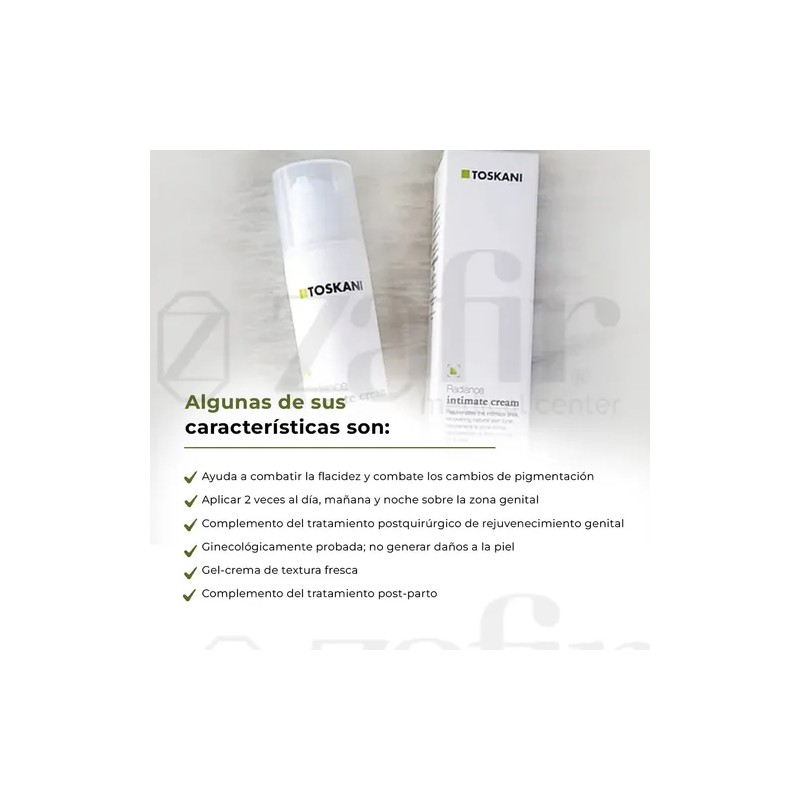 Crema Aclarante Toskani Intimate Cream Zonas Intimas