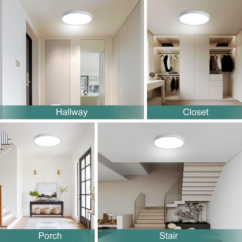 ZSYUBO 9 Inch Motion Sensor Light Indoor, Flush Mount Light
