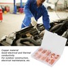 220Pcs Sealing Copper Gasket Flat Round Ring Washer Assortment Kit