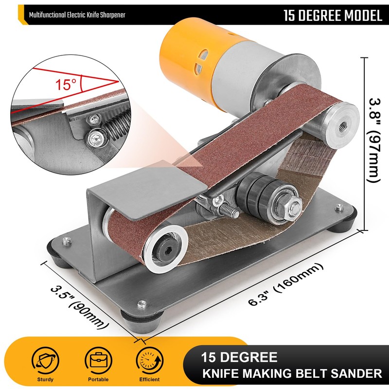 Multifunctional Electric Knife and Tool Sharpener, 7 Adjustable Speed Knife