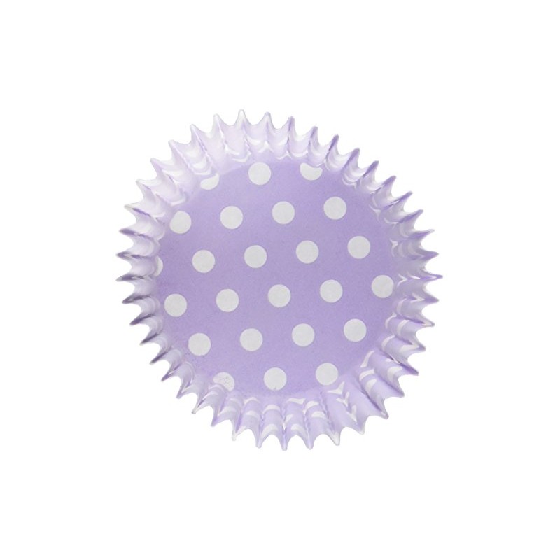 Holly Cupcakes 180 Excellent Quality Purple Polka Dot Muffin Cases