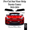 American Made Films Pre-cut Sun Visor Strip 5% Limo Window