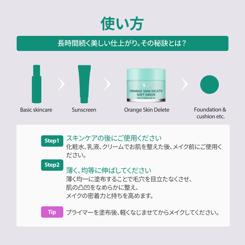 OrangeSkin Delight Soft Green Mini (Pore Primer) 0.4 oz (10