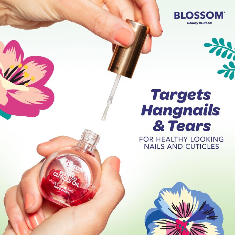 Blossom Blossom + Blue Cross Hydrating, Moisturizing, Strenthening Cuticle Oil