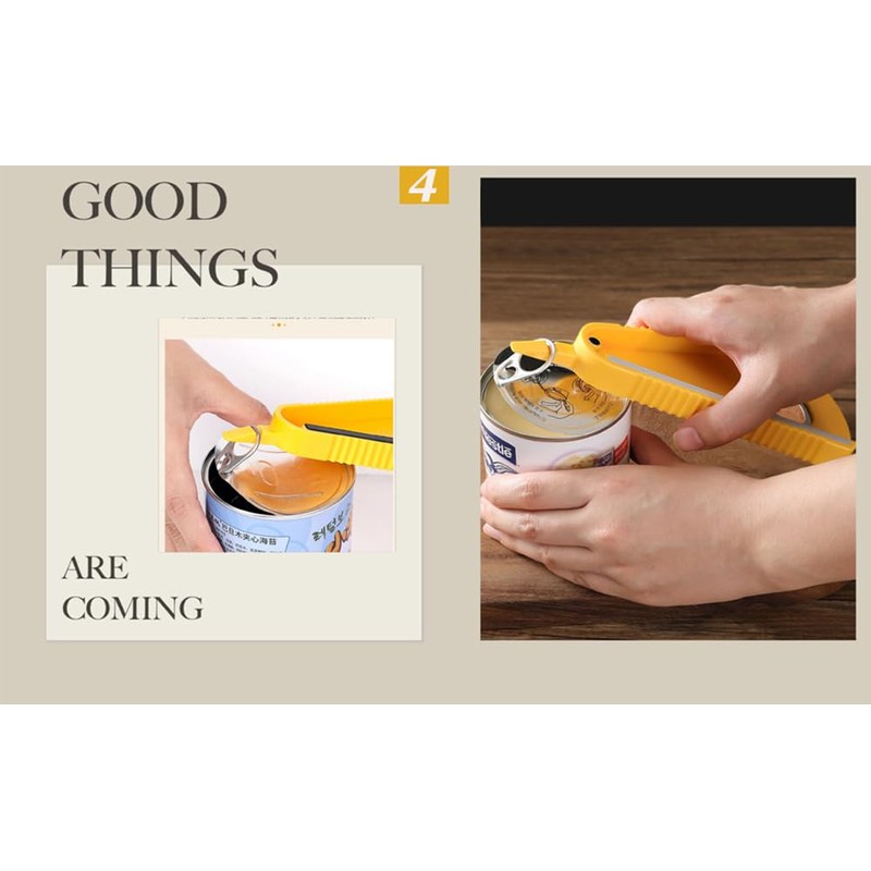 Easy Grip 4-in-1 Jar Opener - Effortless Opening for Weak