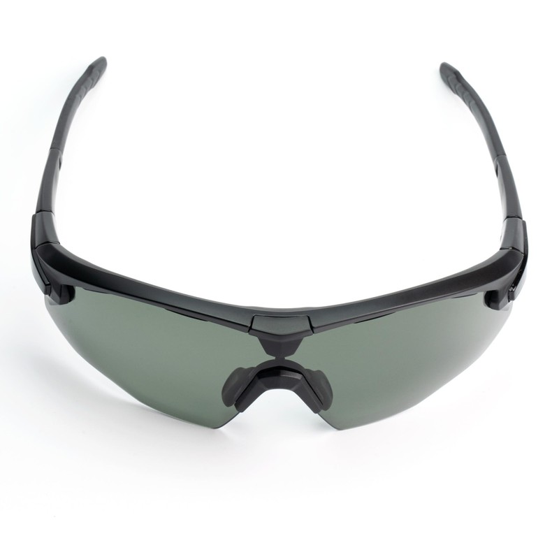 Bunny Walk BW-026 Polarized Sunglasses, BW-0260F, Black, G-GREEN Single Lens
