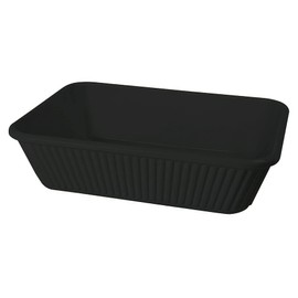 G.E.T. ML-177-BK Black 3 Qt, 10" x 8.75" Casserole Dish, Melamine