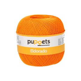 Puppets 4574010-00314 Crochet Yarn, 100% Cotton, 314, Thickness 10, 50 g, 52 g