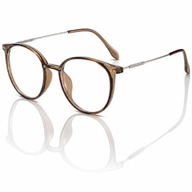 bh life Presbyopic Glasses Bifocal Glasses Stylish Senior Glasses Women's Blue Light Blocking Reading Glasses Distance Near Lightweight Frame UV Cut Prescription (Brown, 1.5, Magnification)