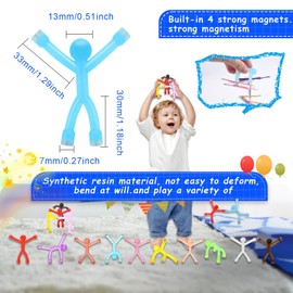 Fridge Magnets Men, Colorful Magnets for Whiteboard, Small Magnets for Fridge, Strong Magnet Funny Refrigerator Magnets, Meatal Push Pin Cute Magnets for Fridge, Notice Board Magnets, Crafts Magnets