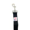 Standard Length Nylon Leash (8 Foot, Black)