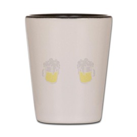 CafePress Nurse St. Patricks Day Safety First Dri Unique and Funny Shot Glass