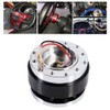 Qiilu Steering Wheel Hub Adapater, 6 Hole Bolt Ball Steering