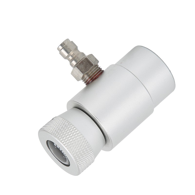 CO2 Refilling Adapter Valve ASA Connector with 8mm Male Plug