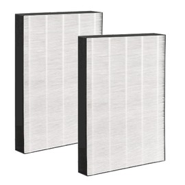 KC-850U Replacement Filter for Sharp KC-850U Air Purifier Part # FZ-C100HFU, 2 pack HEPA Filter