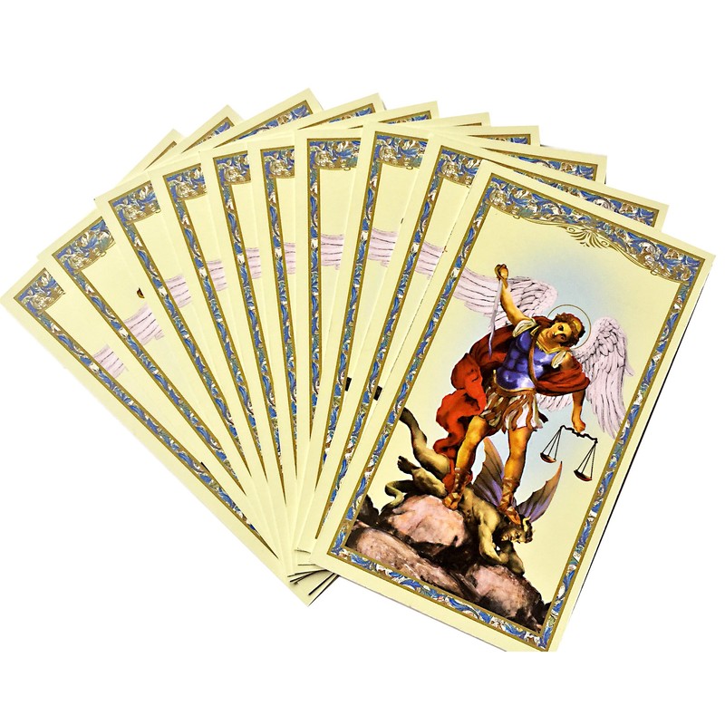 Saint Michael the Archangel Holy Card (10 pack)