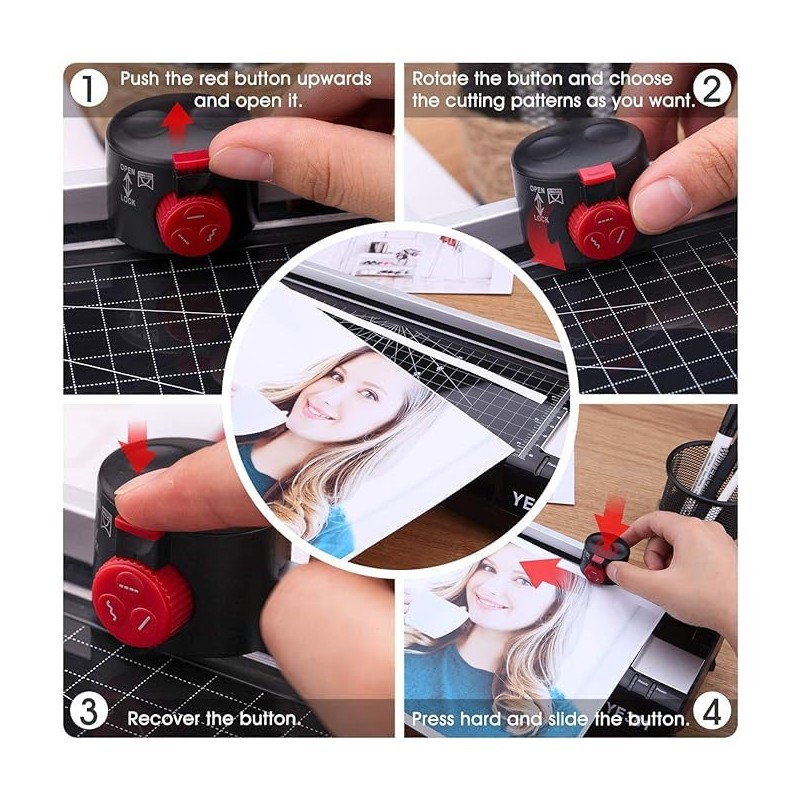 A3/A4/A6 Laminator Machine, YE381 Thermal Laminating Machine for Home Office