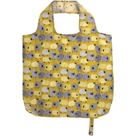 Ulster Weavers - Yellow Sheep Foldable Shopping Bag (42 x 46cm) - Sheep Shopping Bag - Eco-Friendly - Yellow Tote Bag with Sheep for Shopping - Reuseable Shopping Bag with Sheep - Sheep Gifts
