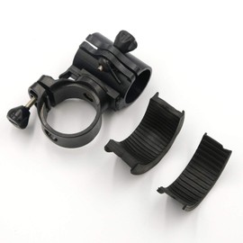 GOSONO 2 pcs 360 Degree Cycling Bicycle Bike Mount Holder for LED Flashlight Clip Clamp