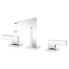 Sumerain 8 Inch Widespread Waterfall Bathroom Sink Faucet, 2 Lever