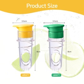 Jisrcha Lemon Squeezer, Lemon Squeezer, Lemon Juicer, Manual Citrus Juicer, Fruit Squeezer, Lemon Juicer for Oranges, Lemons, Citrus Fruits, Pack of 2