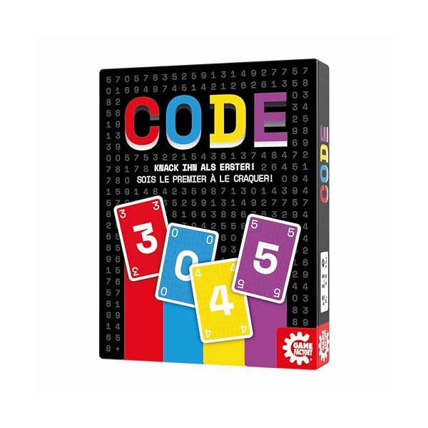 Game Factory Game Factory 646301, Code, Kartenspiel für Erwachsene und