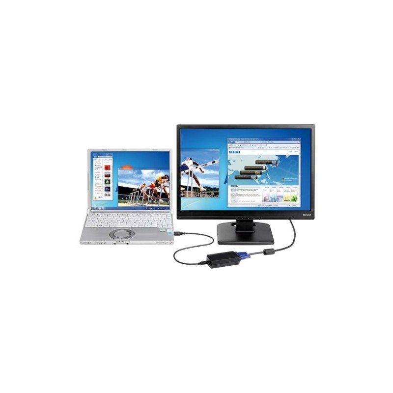 IO Data USB Graphics Multi-Screen USB Graphics Analog RGB Support