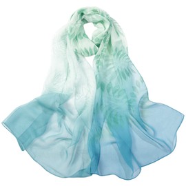 FAIRYGATE Seidentuch Haare Chiffon Seiden Tuch für Damen Mädchen Elegantes Accessoire Baumwolle Seiden Schal Halstuch Schulter Tuch A4110