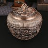 Tea Canister Metal Loose Tea Storage Container Airtight Tea Bag