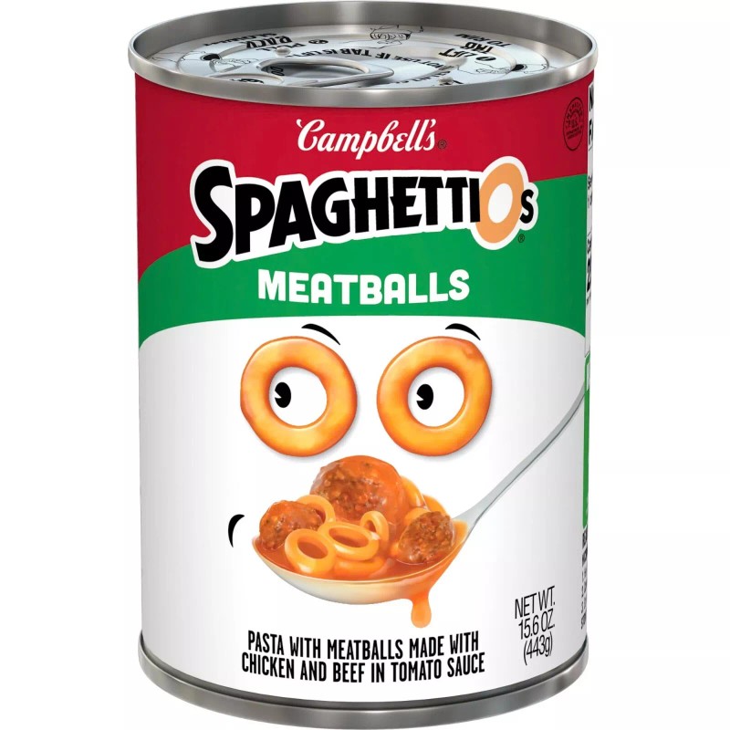 SpaghettiOs Canned Pasta with Meatballs 15.6 oz x 3 Cans
